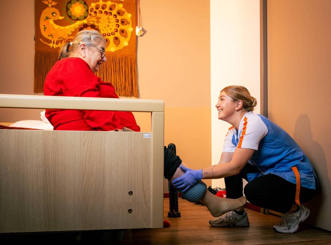 Bij Sevagram kun je doorgroeien als ondersteuner naar een functie als helpende of verzorgende IG 